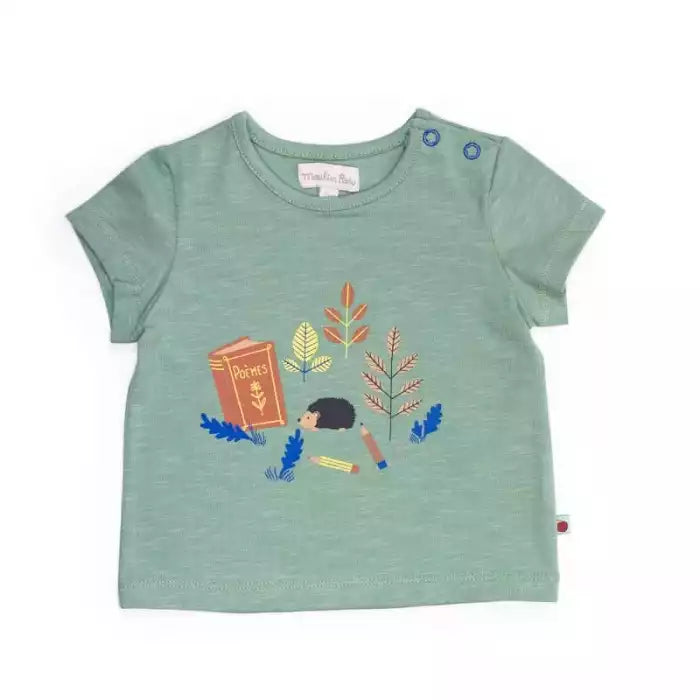 Moulinroty t-shirt feve pomme des bois 74cm