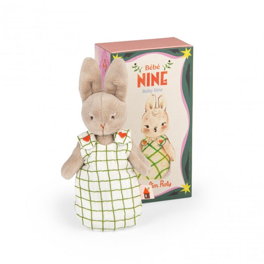 Moulin Roty popje Baby Nine, het konijn Les Minouchkas +10m