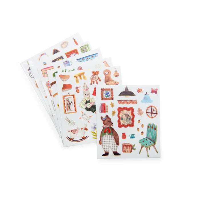 Moulin roty kleurboek ma maisonnette au 3+