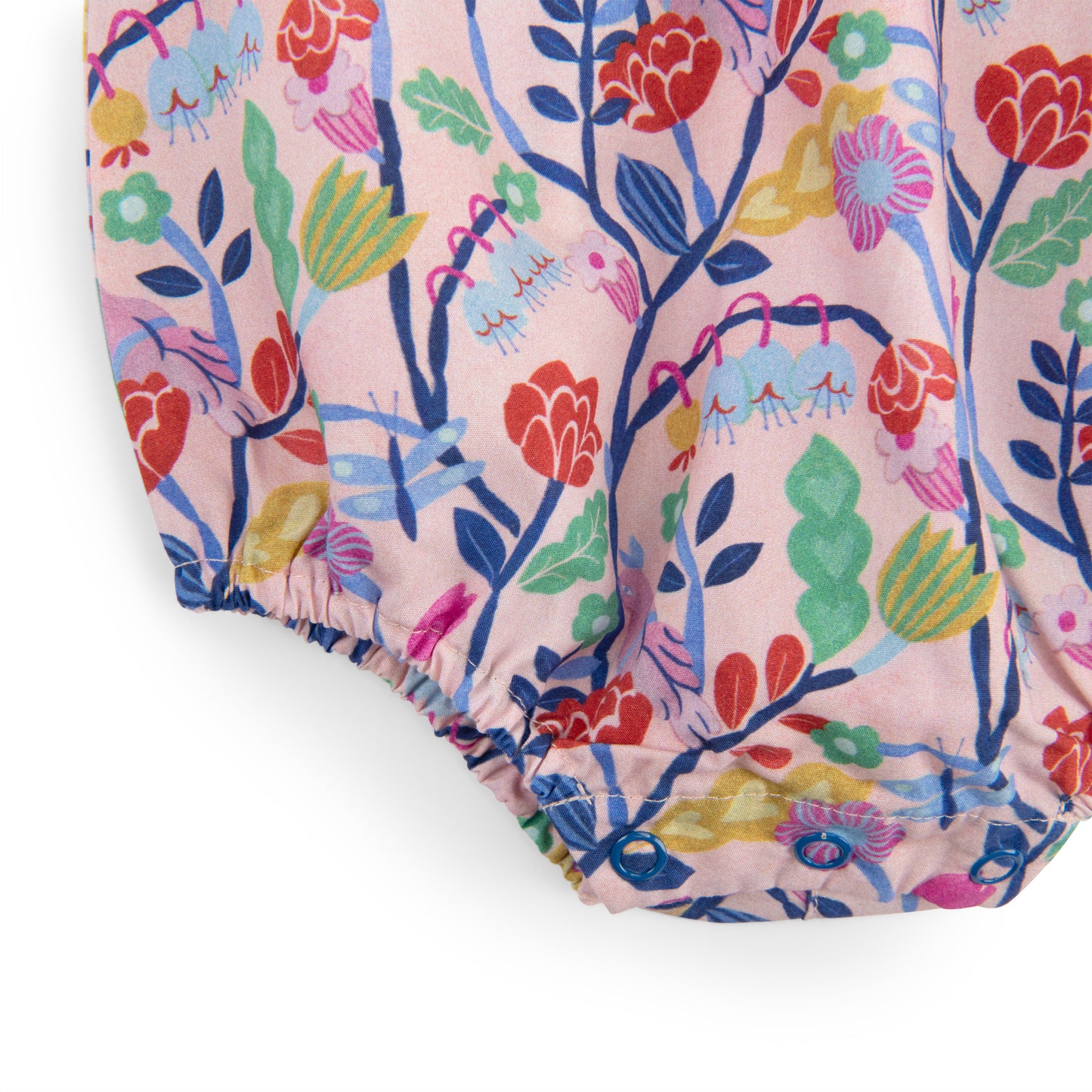 Moulinroty romper Noelie roze bloemenprint 74