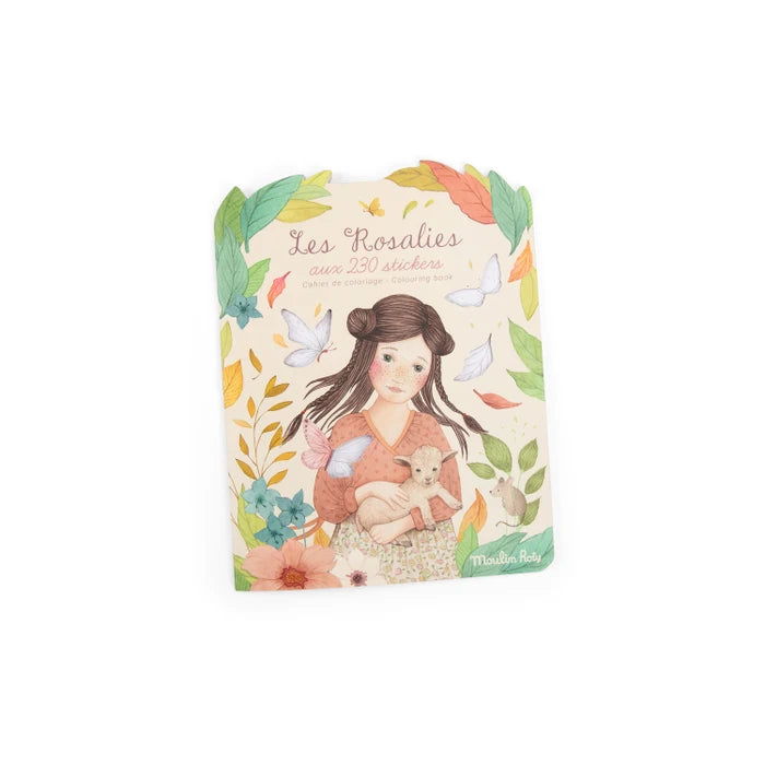 Moulin roty kleur en sticker boek les Rosalies 3+
