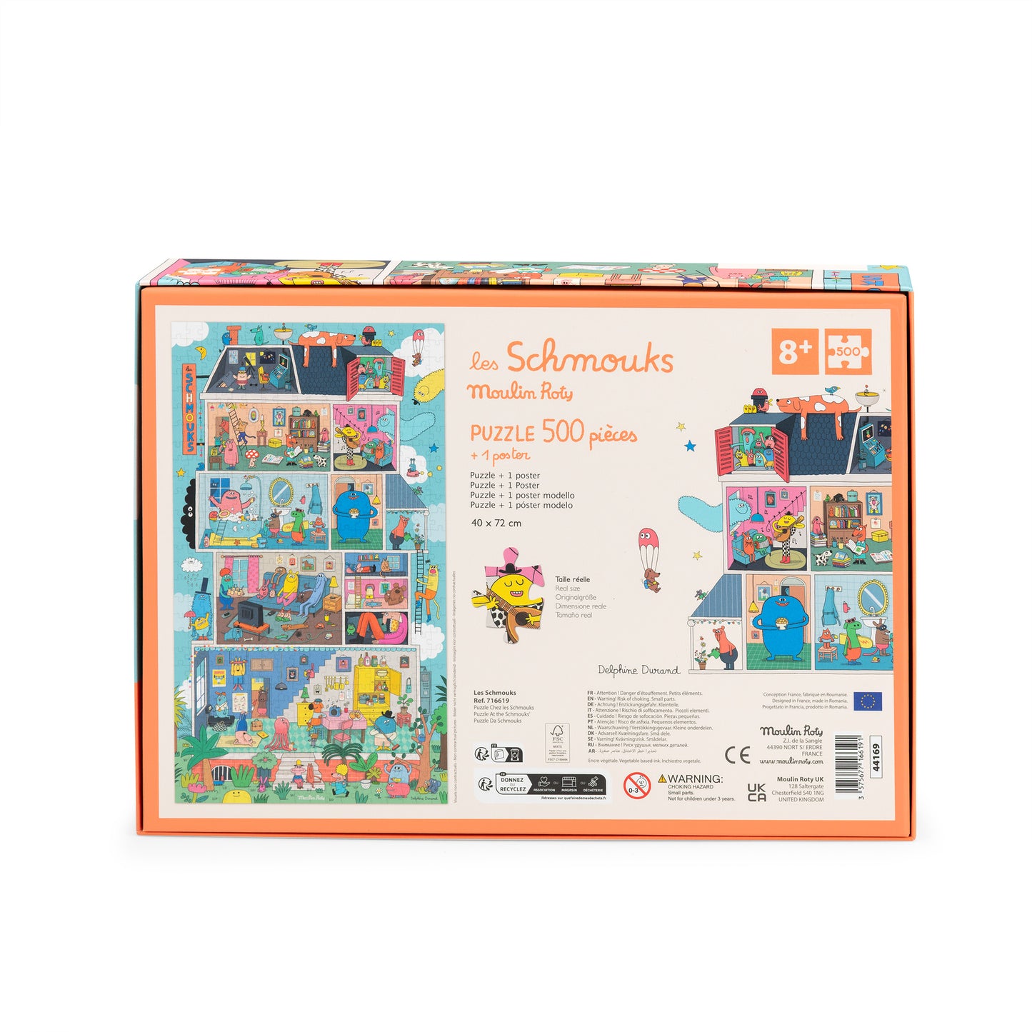 Moulin Roty puzzel van de Schmouks (500 stukjes) 8+