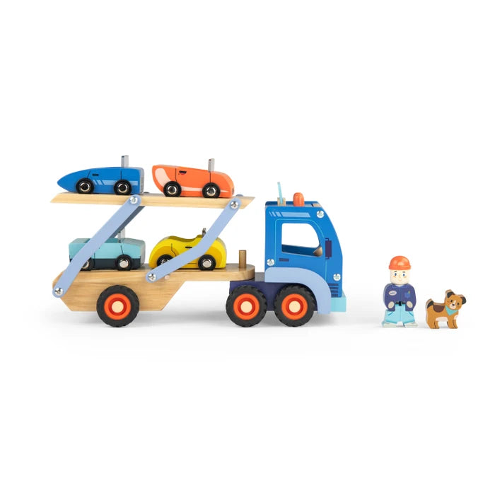 Autotransportwagen op Avenue du Moulin 3+