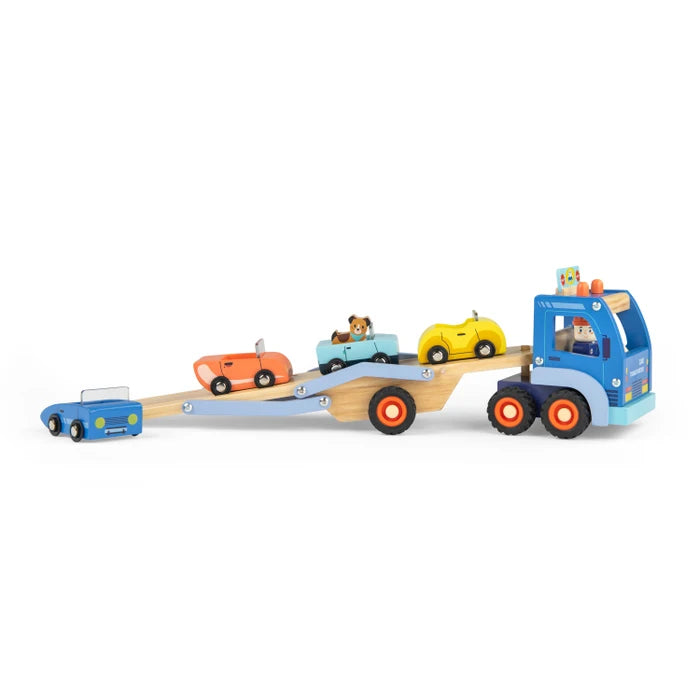 Autotransportwagen op Avenue du Moulin 3+