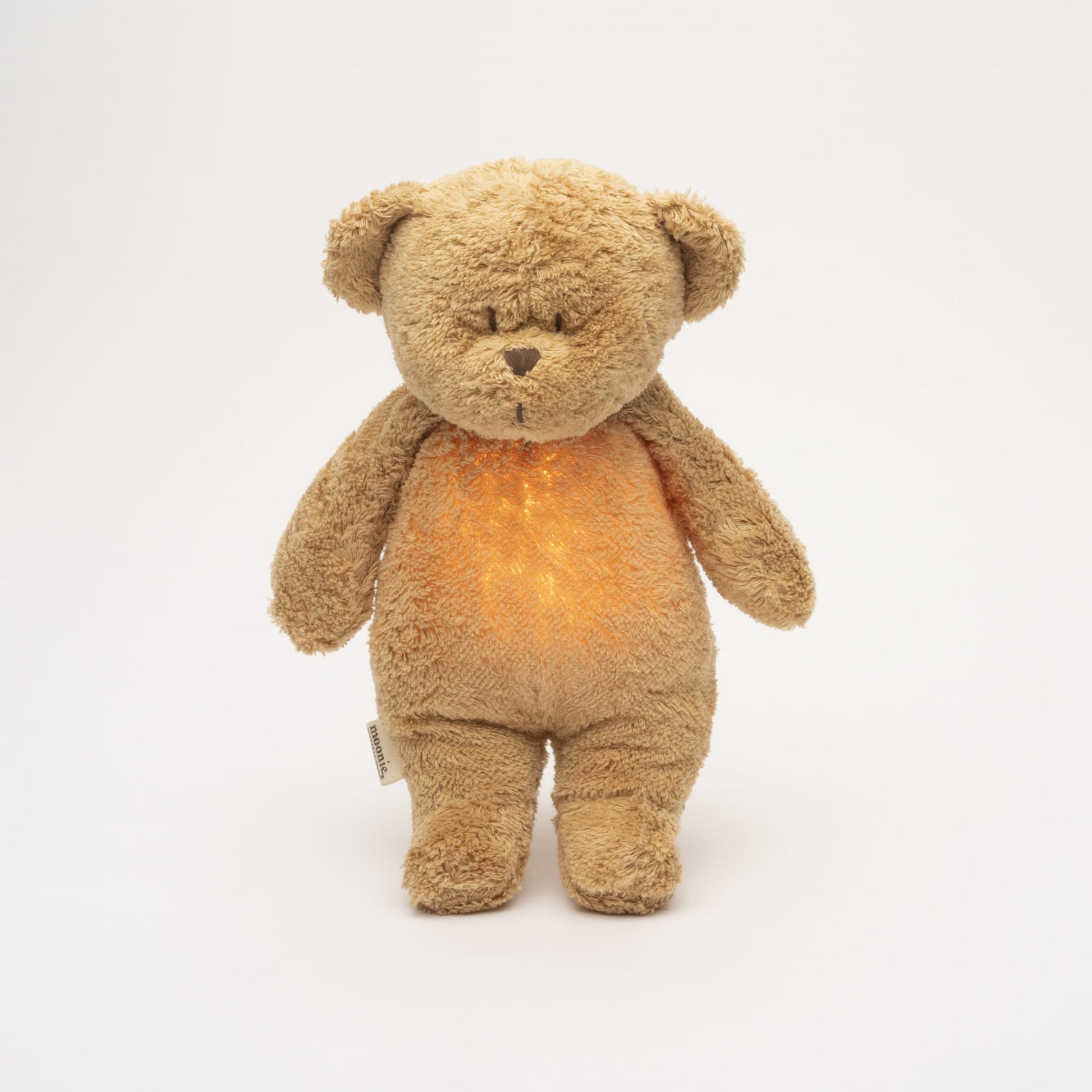 Moonie organic humming bear sand of grijs 0+