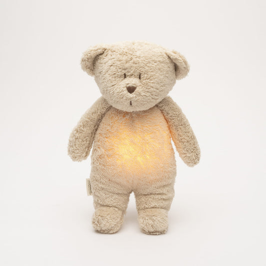Moonie organic humming bear sand of grijs 0+