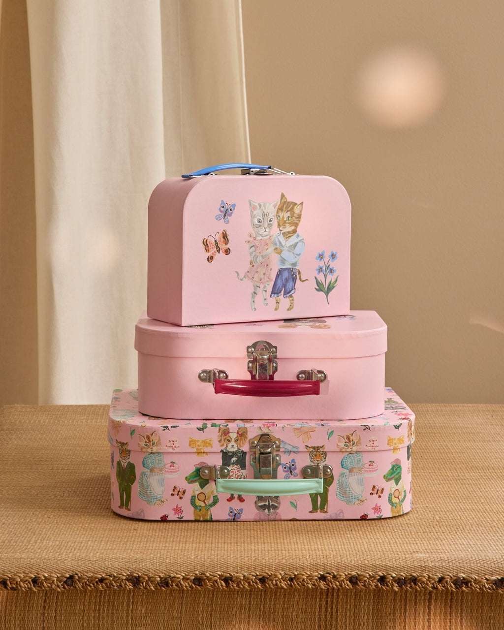 Rice koffertrio Nathalie Lete roze