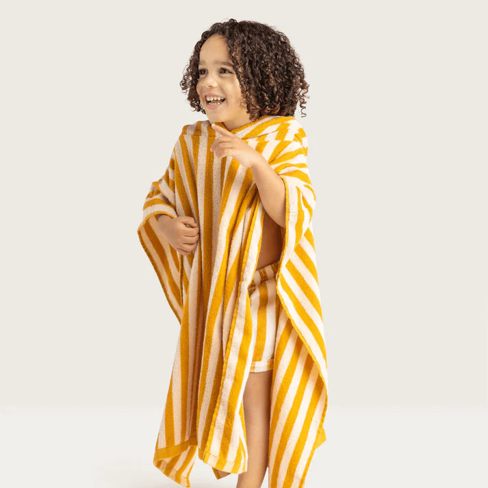 Sunwave brands SE Strandponcho Geel/Wit Flow 65 x 65 cm