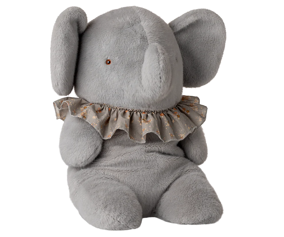 Maileg knuffel Olifant groot blauw grijs 0+
