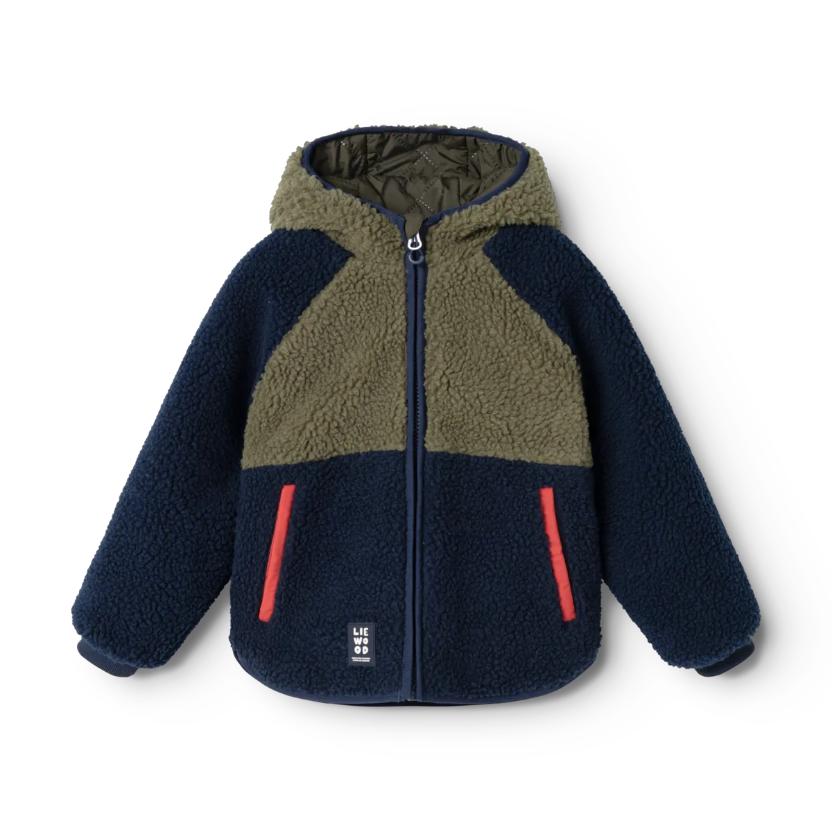 Liewood Jackson Reversible Jacket Army brown / Classic navy