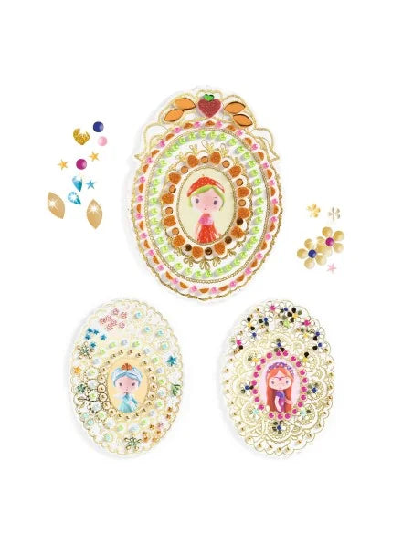 Djeco glittermozaik Collages Berry &amp; CO 4+