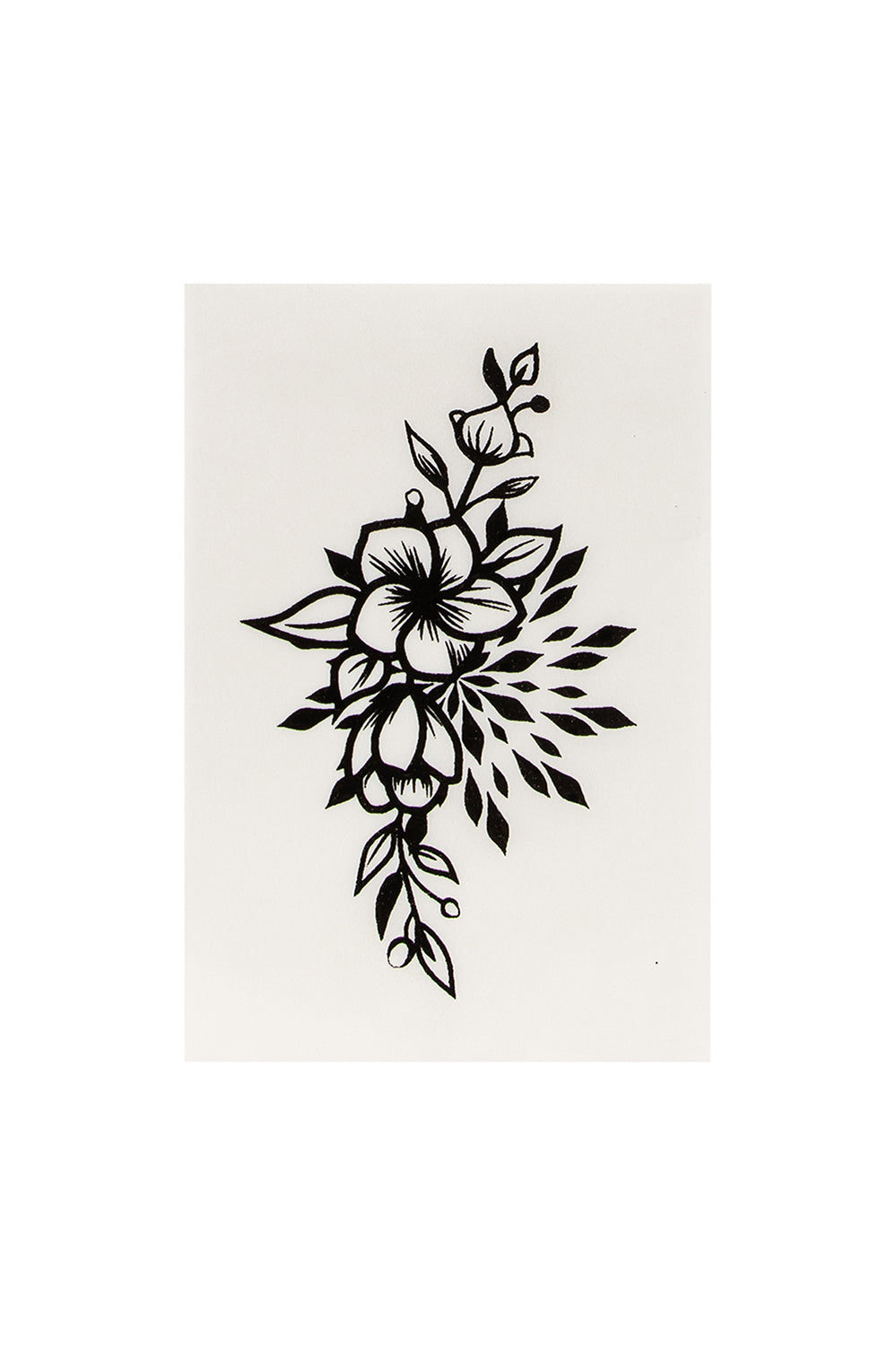 PXP Glittersjablonen los voor Quick Tattoo bloemen boeket 871364740848
