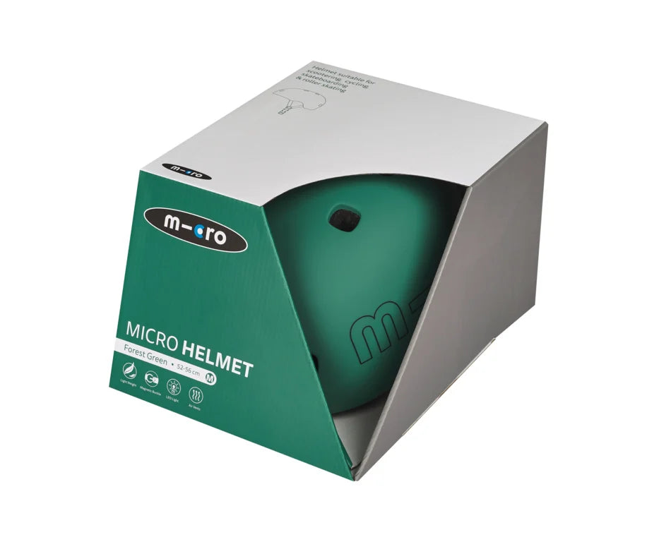 Micro helmet Deluxe Forest Green M