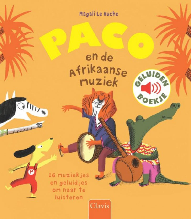 Clavis geluidenboek Paco en de Afrikaanse muziek 3+