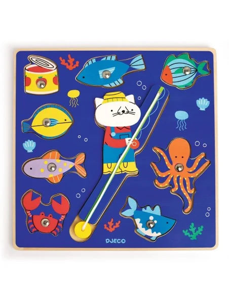 Djeco puzzelspel Puzz and fish Color +18m