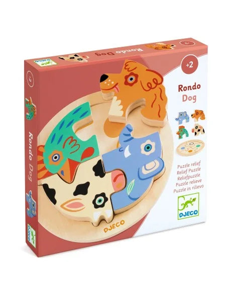 Djeco puzzel Rondo Dog 2+