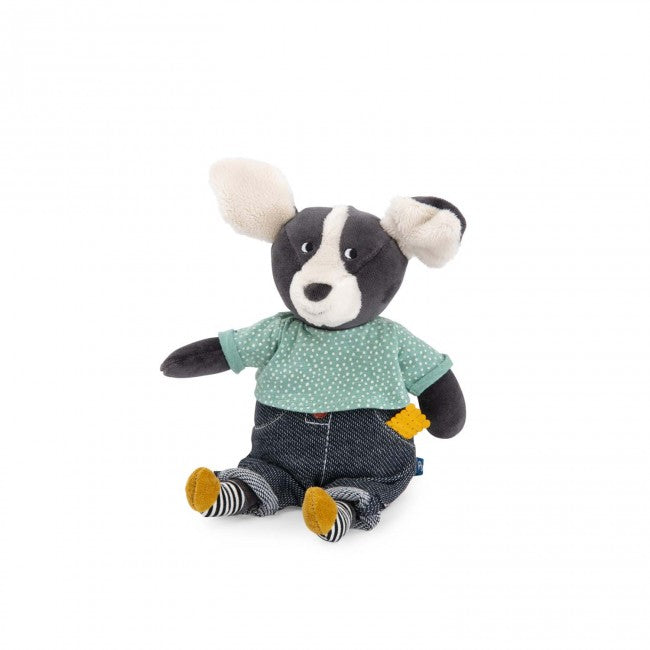 Moulin Roty muziekknuffel hondje Puce & Pilou 0+