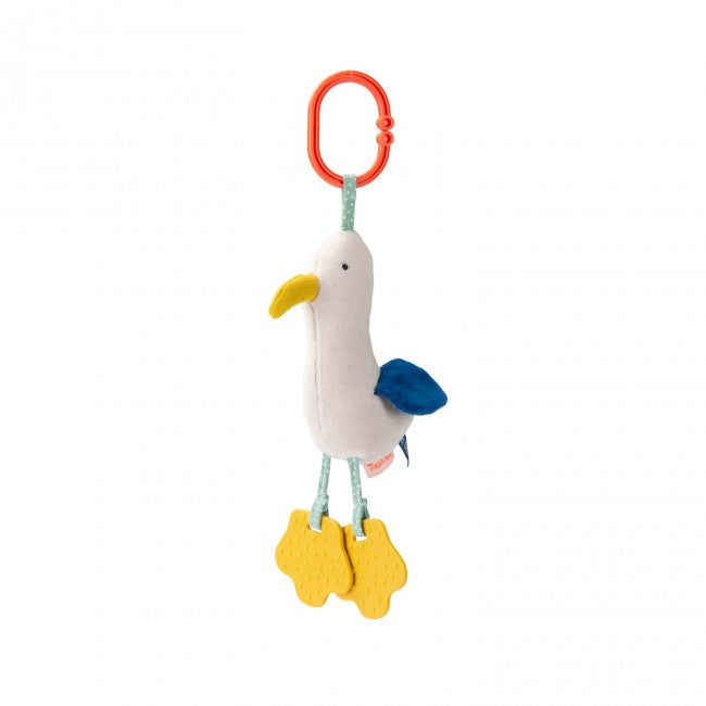 Moulin Roty rammelaar bijtspeeltje meeuw gull Puce & Pilou 0+