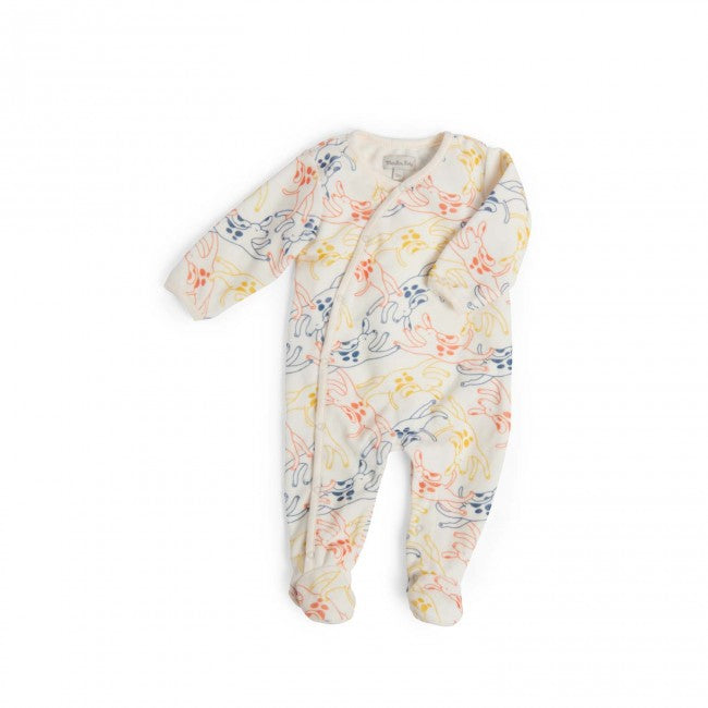 Moulinroty romperpak velours Puce & Pilou 68