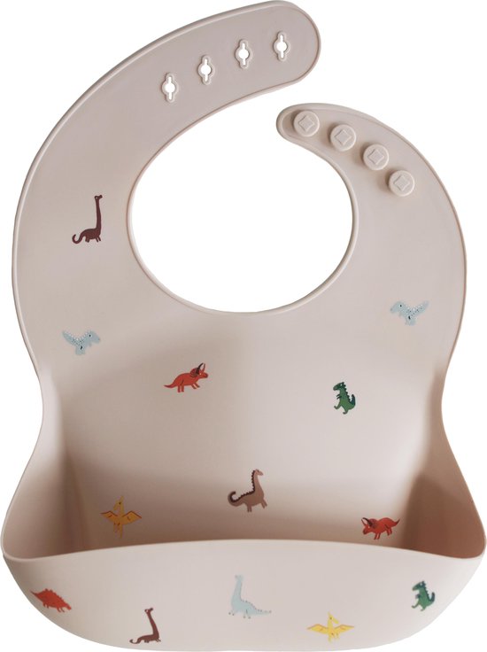 Mushie slabbers silicone dinosars