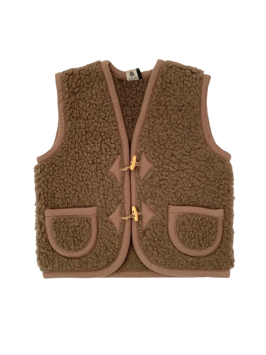 Alwero bodywarmer Alpen Junior Bark