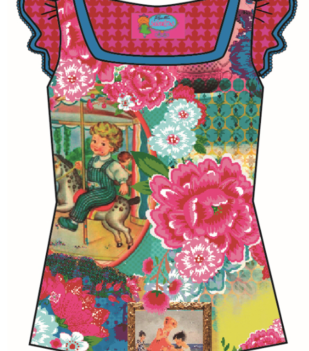 rosalita senoritas t-shirt eneldo 110/116
