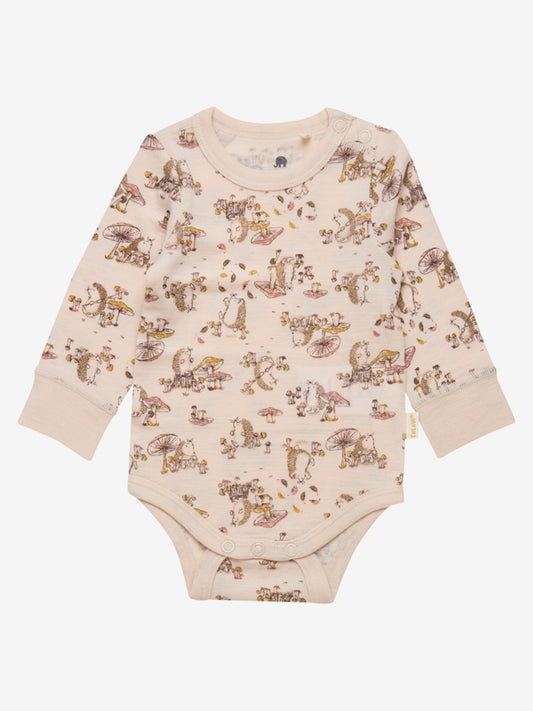 CeLaVi romper egeltje rood merino wol 80