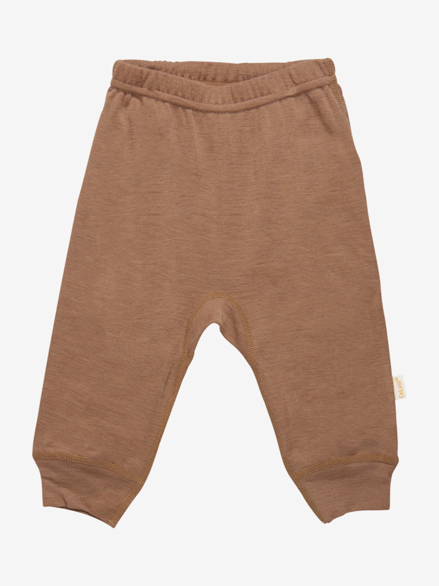 Celavi broek mokka merino wol 60