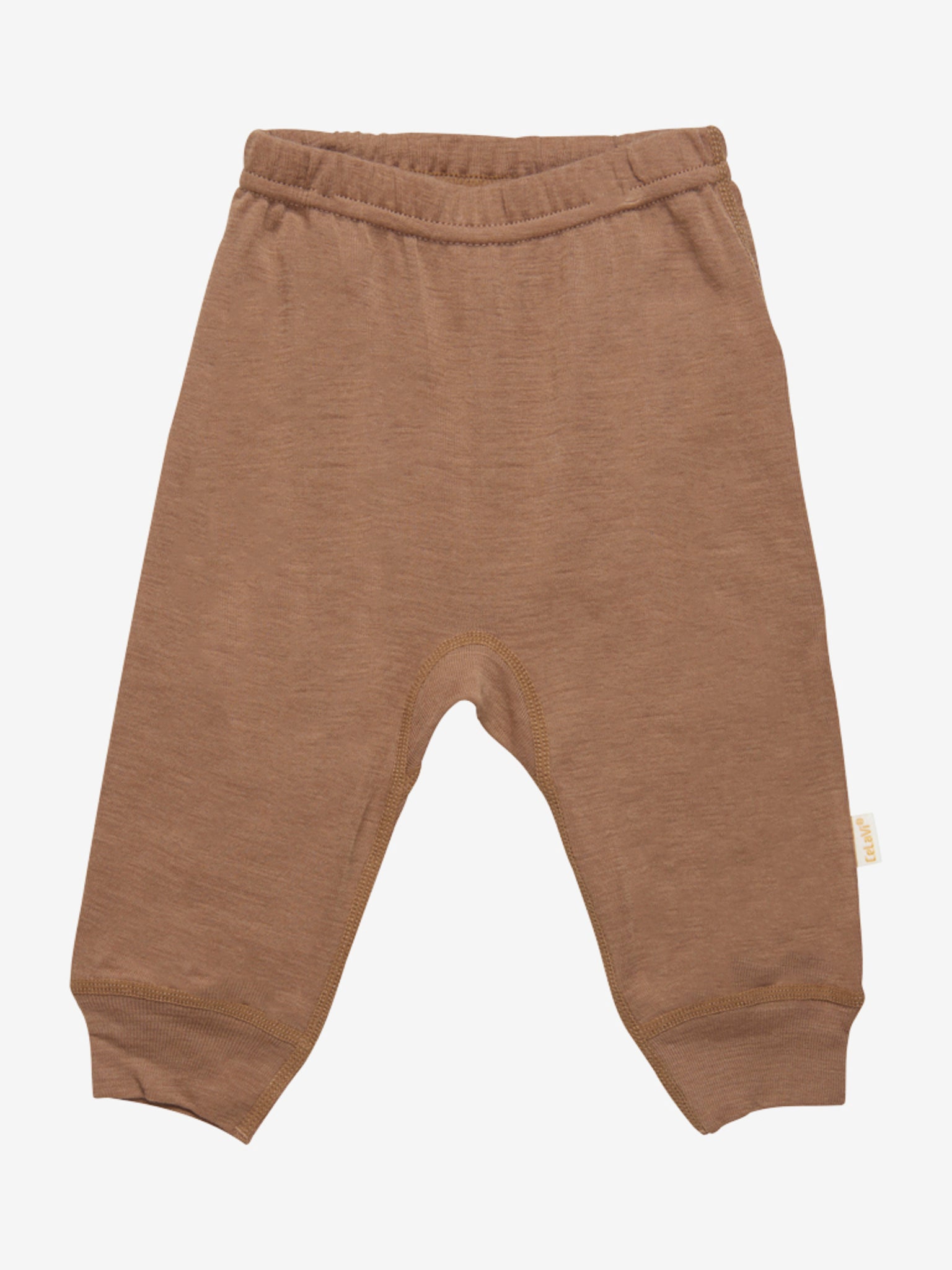 Celavi broek mokka merino wol 60