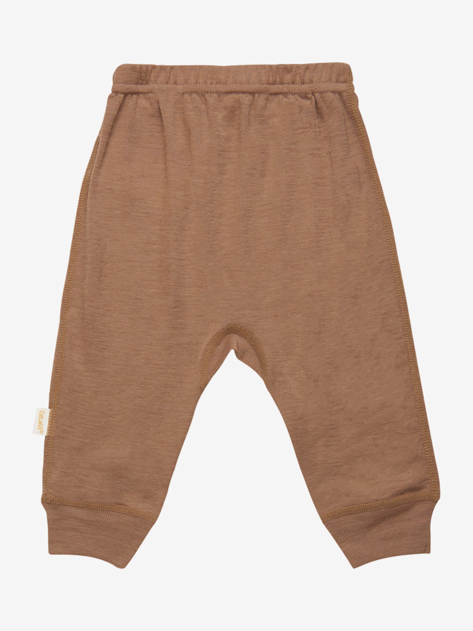 Celavi broek mokka merino wol