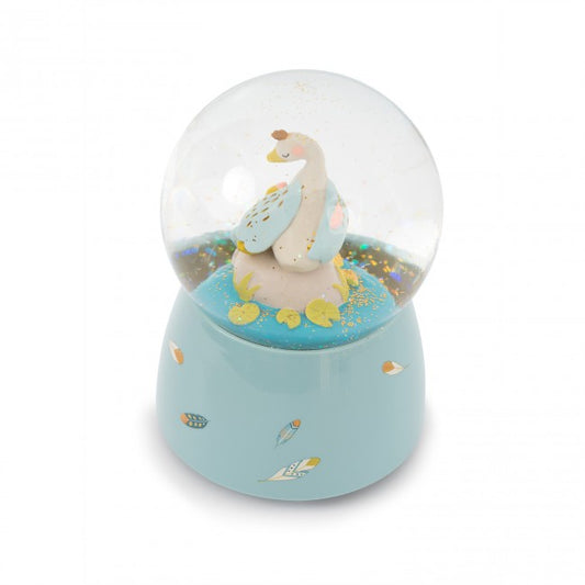 Moulin Roty muziekdoosje sneeuwbal gans Olga 3+