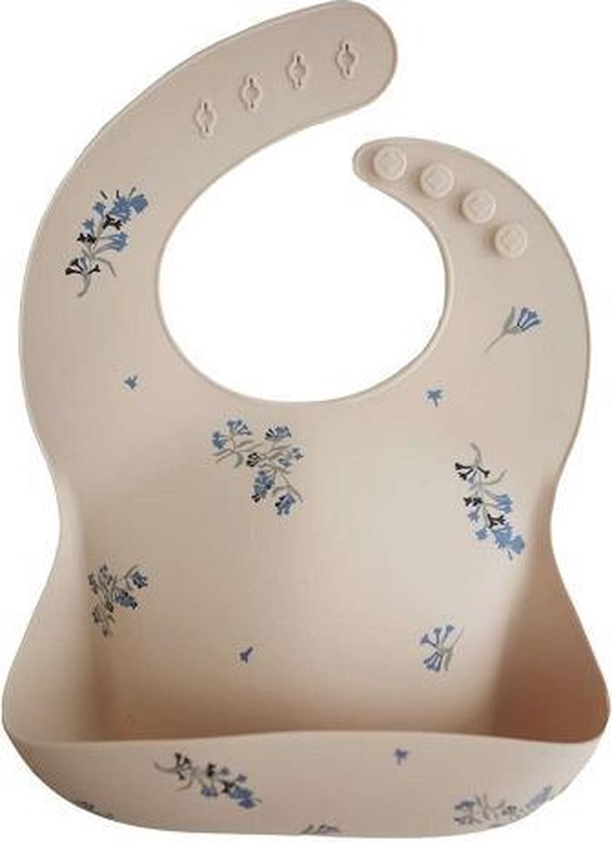 Mushie slabbers silicone lilac flowers