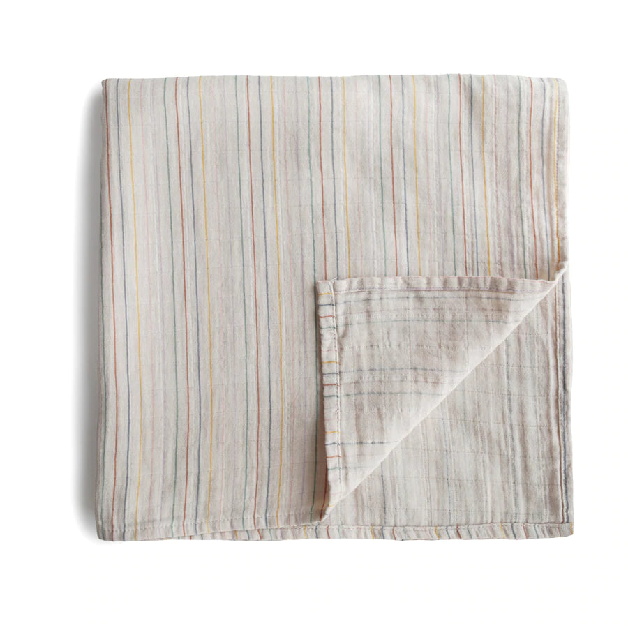 Mushie hydrodoeken prints 120 X 120cm Retro stripe