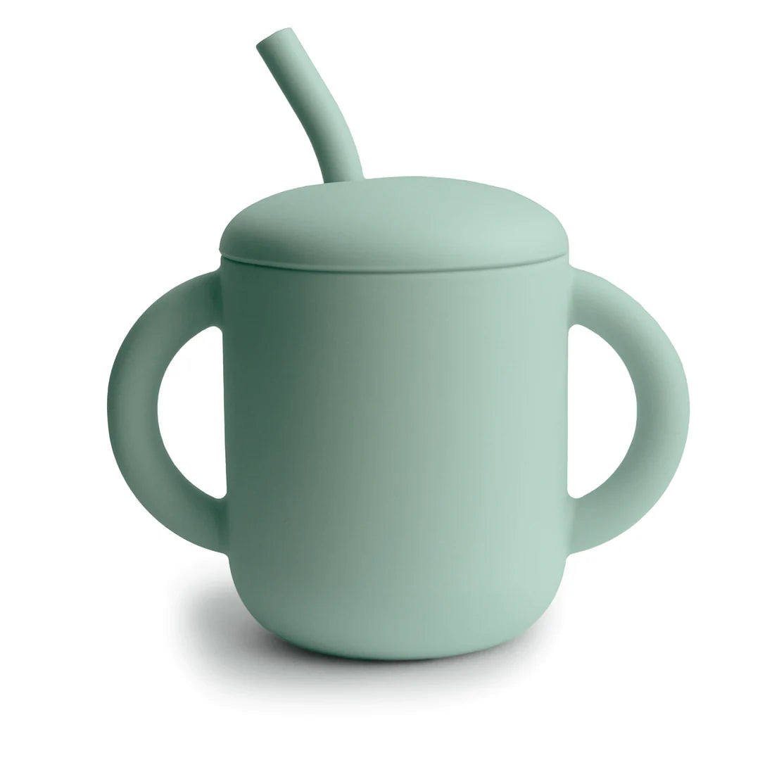Mushie training cup & straw