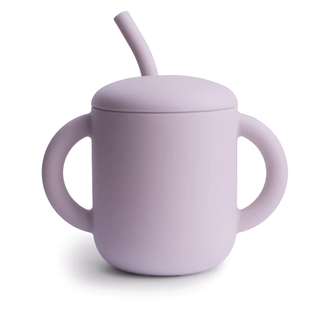 Mushie training cup & straw