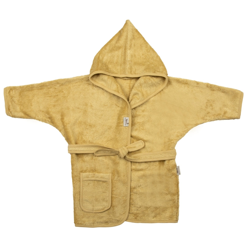 Timboo badjas 2 - 4 jaar Honey yellow