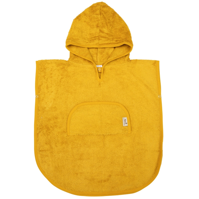 Timboo badponcho met v-hals Ocher