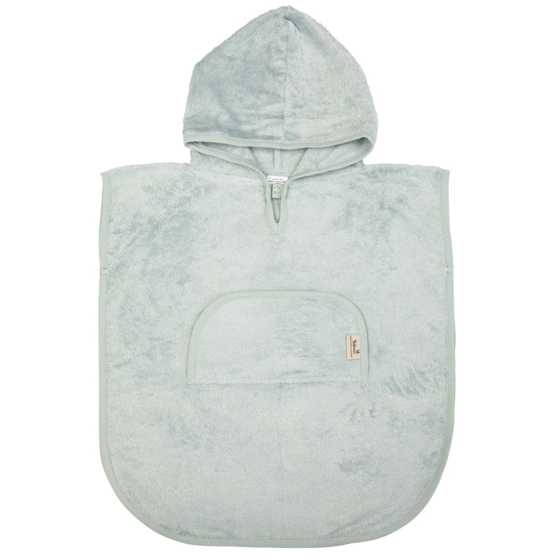 Timboo badponcho met v-hals Silver Grey