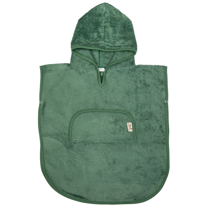 Timboo badponcho met v-hals Aspen green