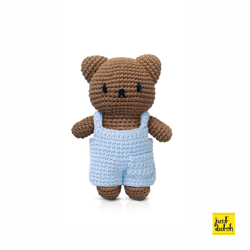 Justdutch boris handgemaakt overall Pastel blauw