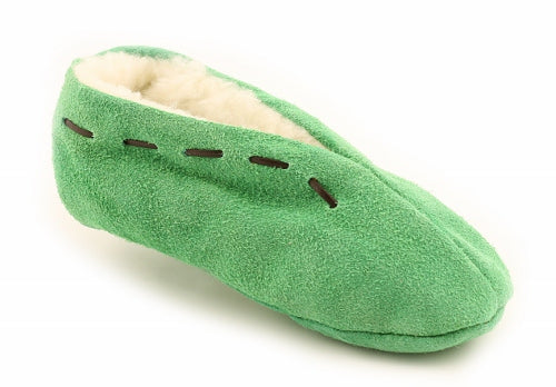 spaanse sloffen groen suede Maat 19