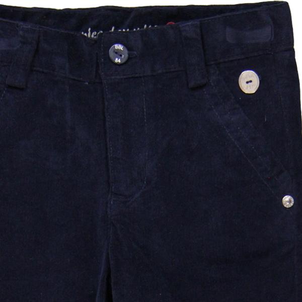 boboli broek microrib dark navy 128/140
