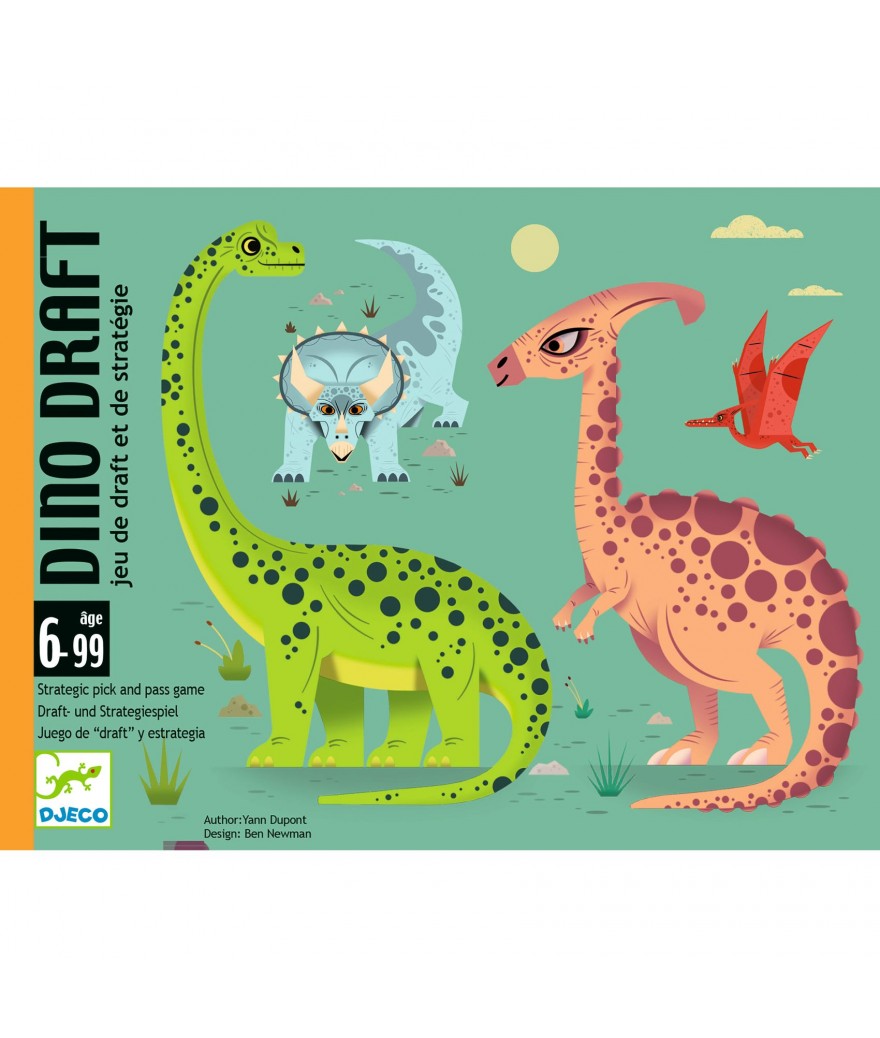 Djeco Dino Draft strategisch kaartspel 6+
