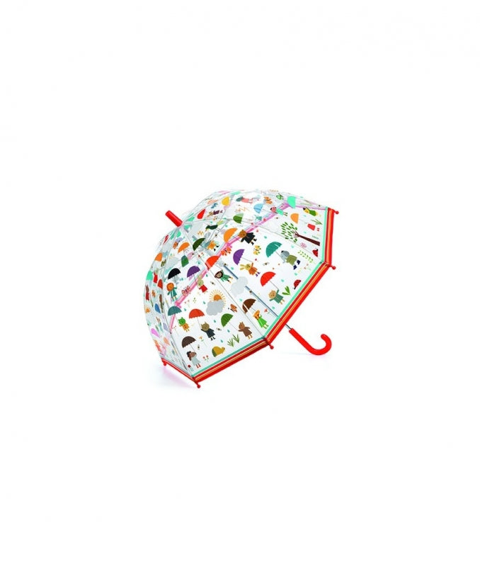 djeco paraplu sous la pluie