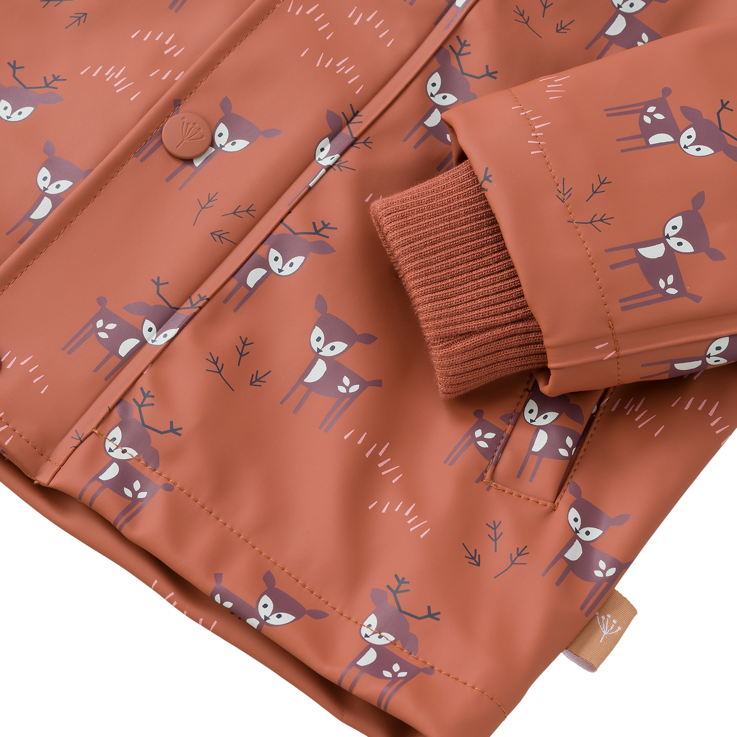 fresk regenjas deer copper