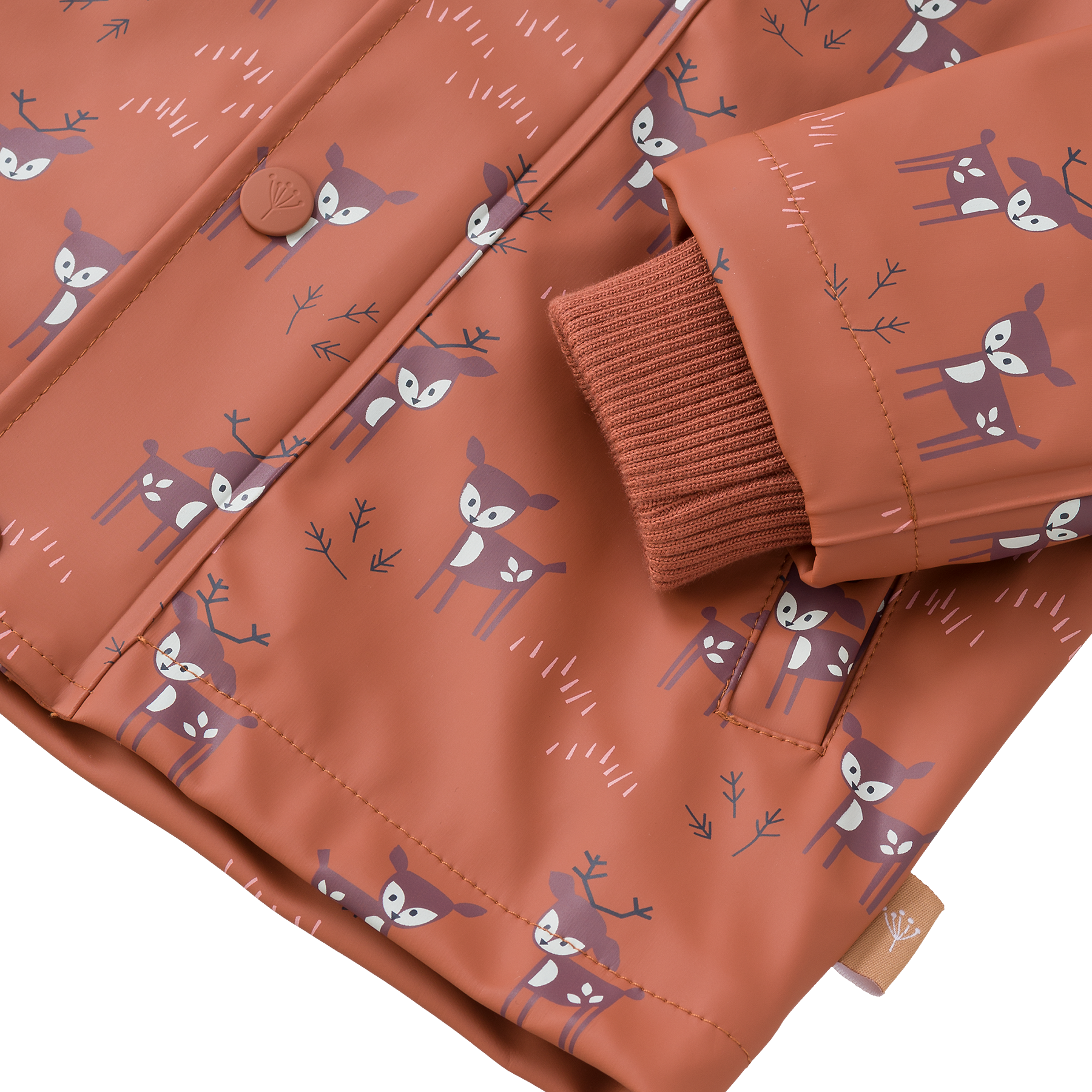 fresk regenjas deer copper