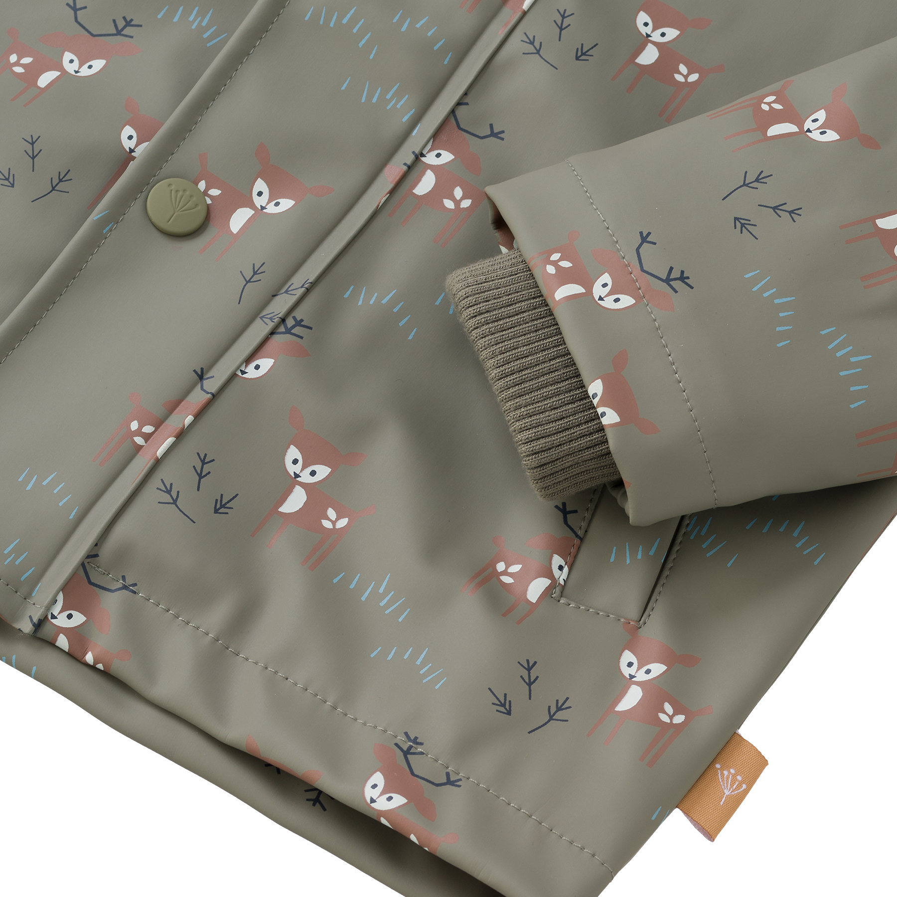 fresk regenjas deer olive 116