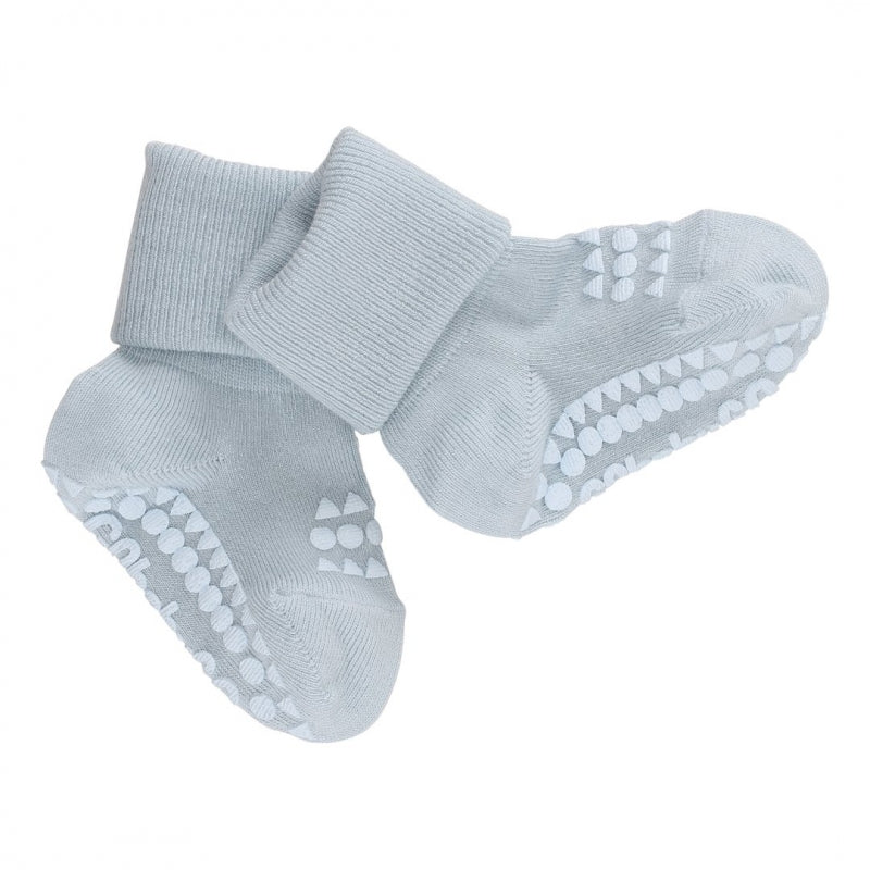gobabygo antislipsok bamboo blauw sky 27/30 Sky 27-30