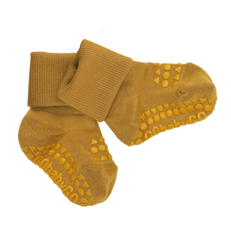 gobabygo antislipsok bamboo oker geel 27/30 Oker 27-30