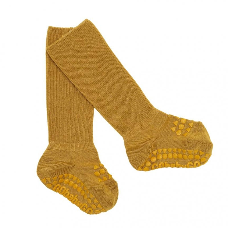 gobabygo antislipsok bamboo oker geel 27/30 Oker 20-22